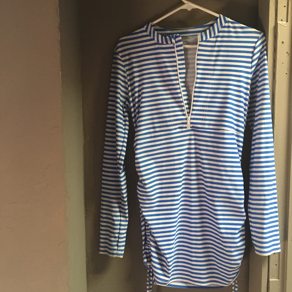 Mott50 Beach Cover Up Size XS striped